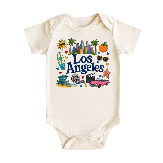 Los Angeles Baby Bodysuit for Boys Girls