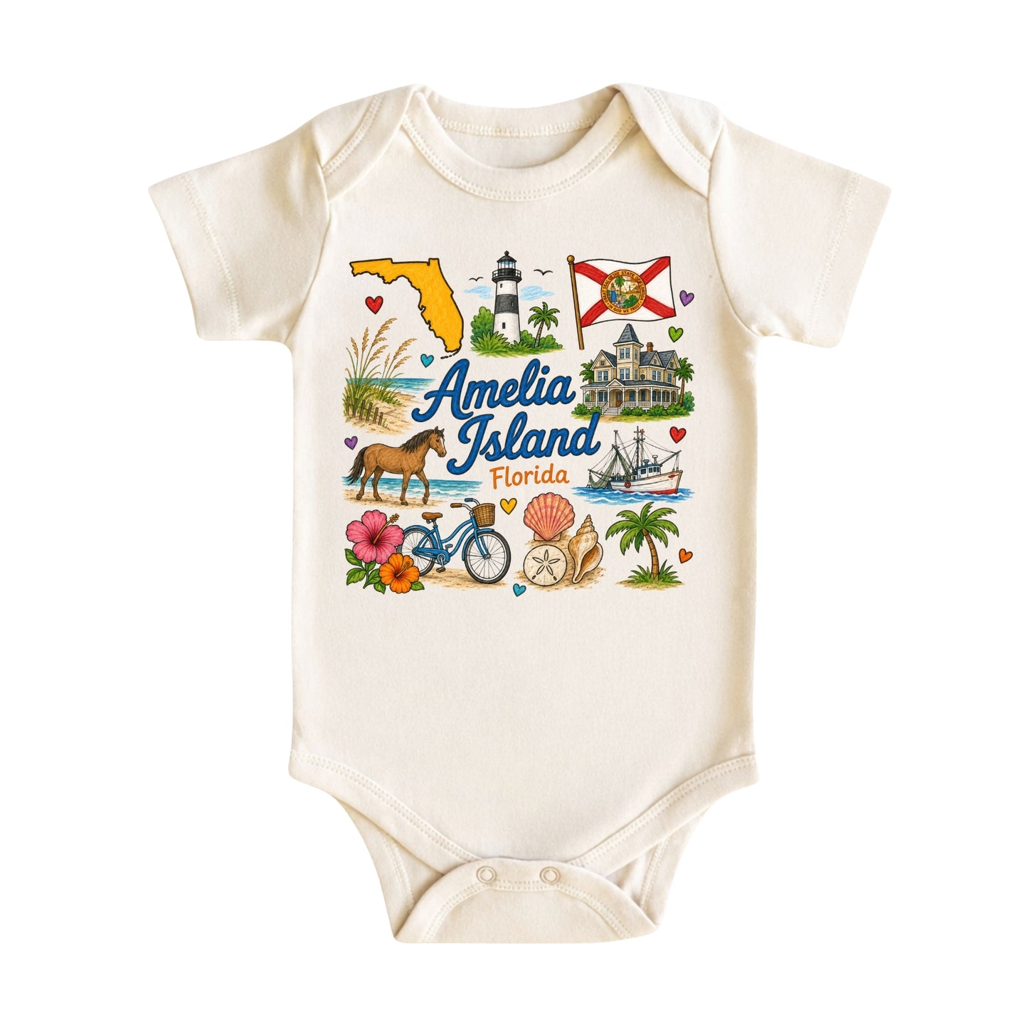 Amelia Island Florida Kids T-Shirt