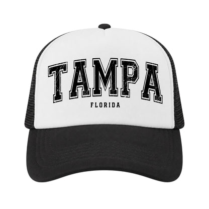 Tampa Trucker Hat for Kids & Adults, Tampa Florida Vacation, Souvenir Gifts
