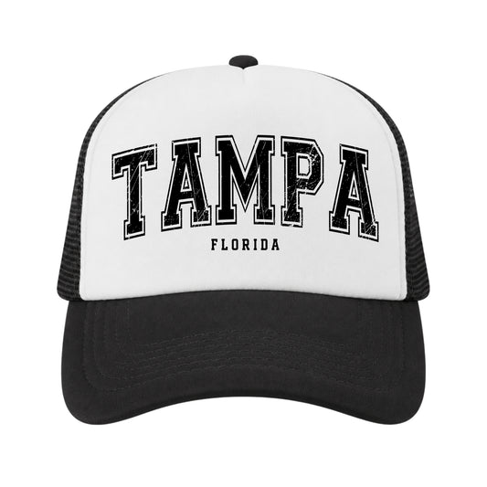 Tampa Trucker Hat for Kids & Adults, Tampa Florida Vacation, Souvenir Gifts