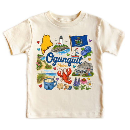 Ogunquit Maine Baby Bodysuit for Boys Girls