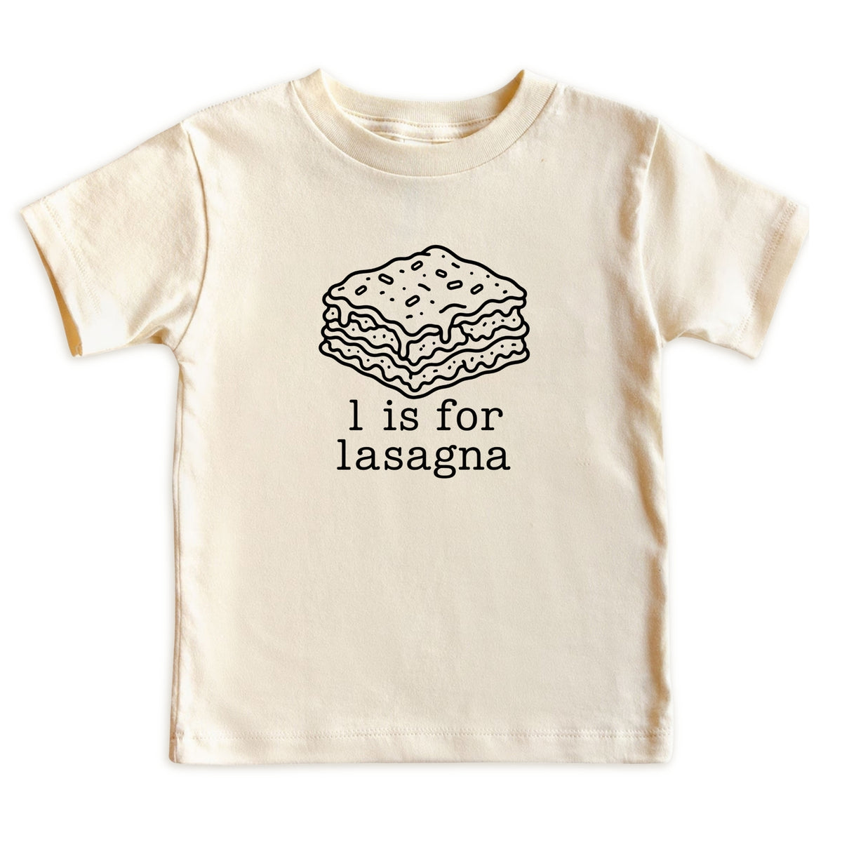 L Is for Lasagna Baby Bodysuit
