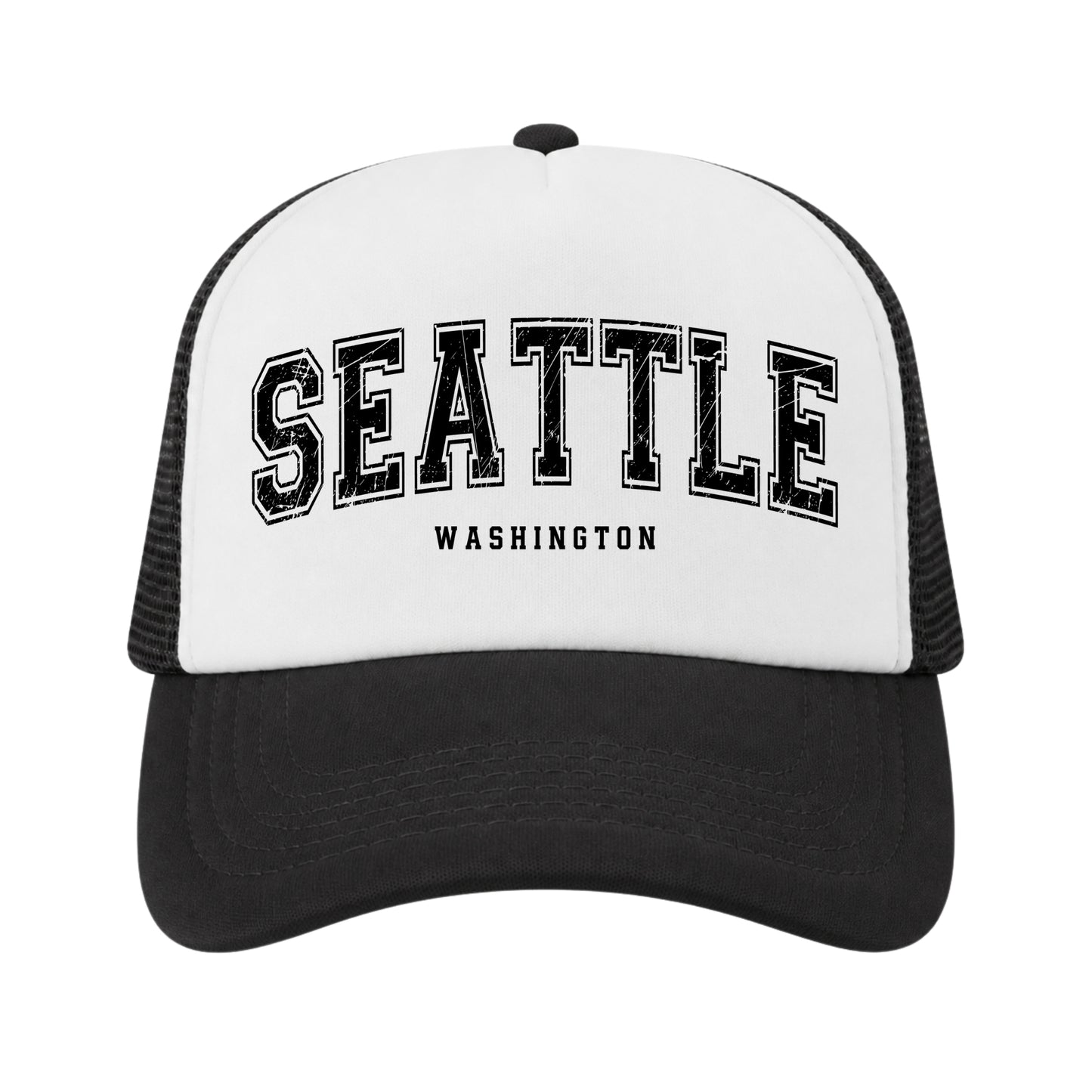 Seattle Trucker Hat for Kids & Adults, Seattle Washington Vacation, Souvenir Gifts