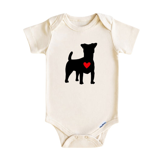 Jack Russell Terrier Baby ONESIE ®, Jack Russell Baby Bodysuit for Boys Girls