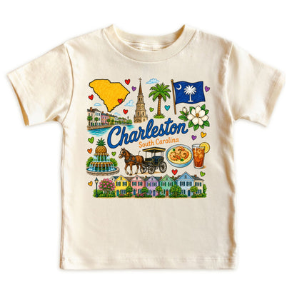 Charleston South Carolina Baby Bodysuit for Boys Girls
