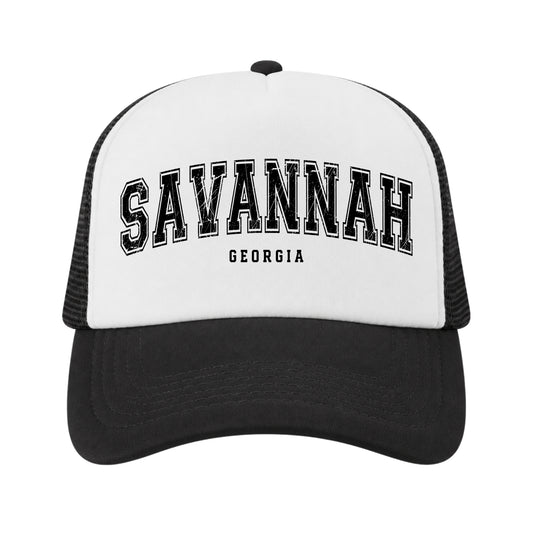 Savannah Trucker Hat for Kids & Adults, Savannah Georgia Vacation, Souvenir Gifts