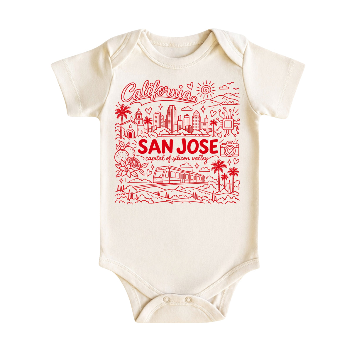 San Jose Illustration T-Shirt