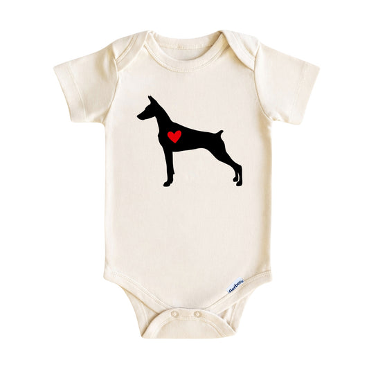 Doberman Baby ONESIE ®, Doberman Baby Bodysuit for Boys Girls