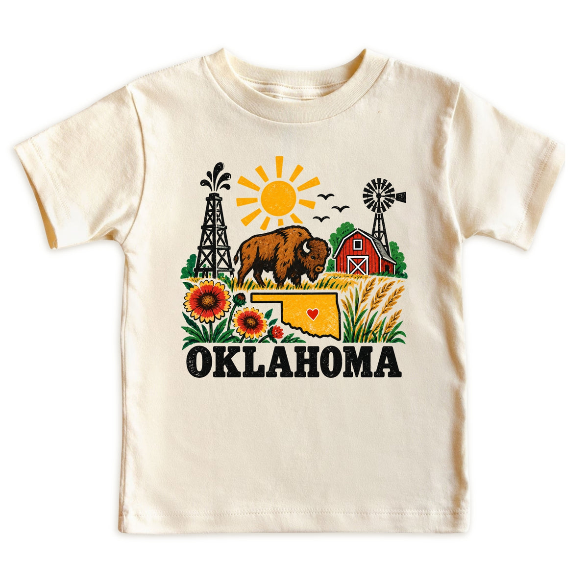 Oklahoma Baby Bodysuit