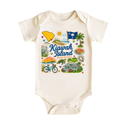Kiawah Island South Carolina Baby Bodysuit for Boys Girls