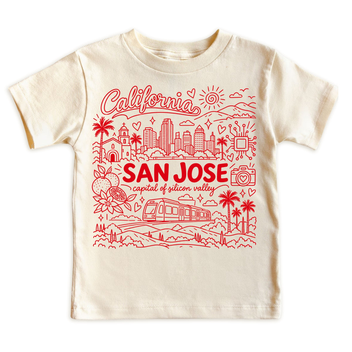San Jose Illustration T-Shirt