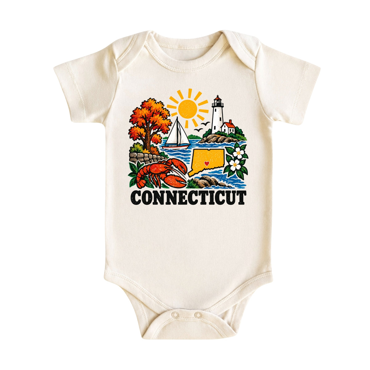 Connecticut Baby Bodysuit