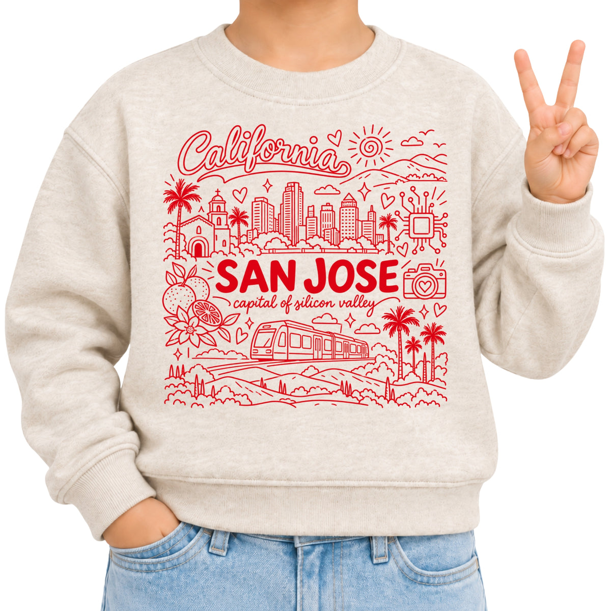 San Jose Illustration T-Shirt
