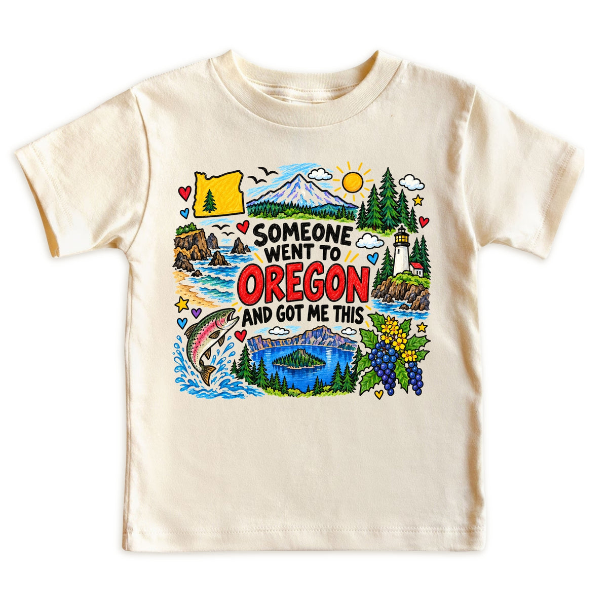 Oregon Tee for Boys Girls