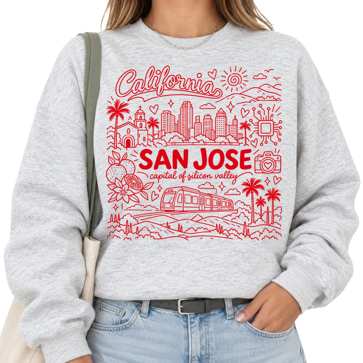 San Jose Illustration T-Shirt