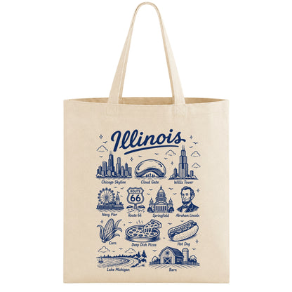 Illinois Tote Bag