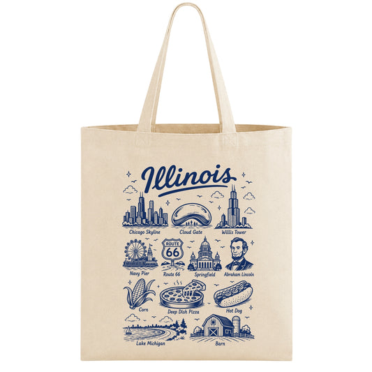 Illinois Tote Bag