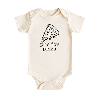 P Is for Pizza Baby Bodysuit