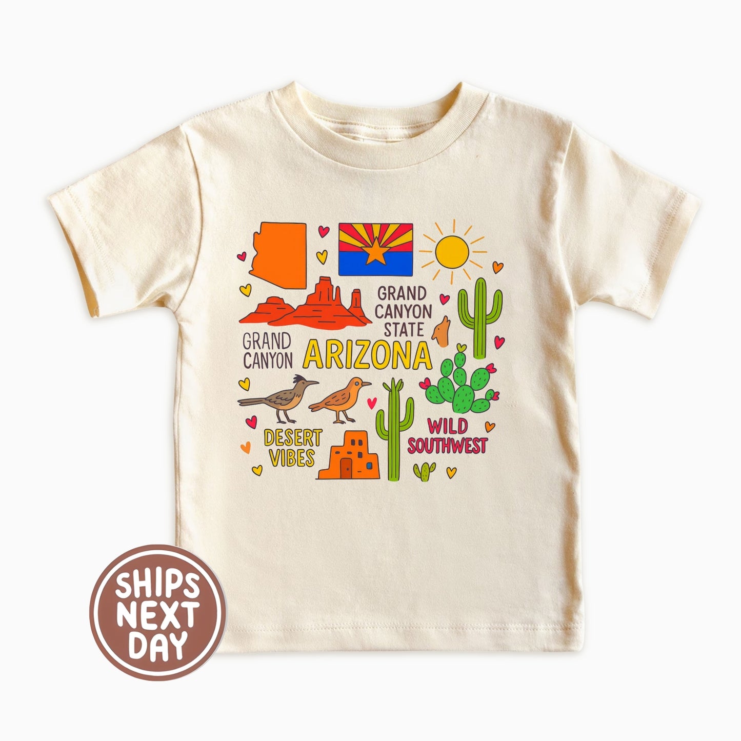 Arizona Kids Sweatshirt – Grand Canyon State Icons