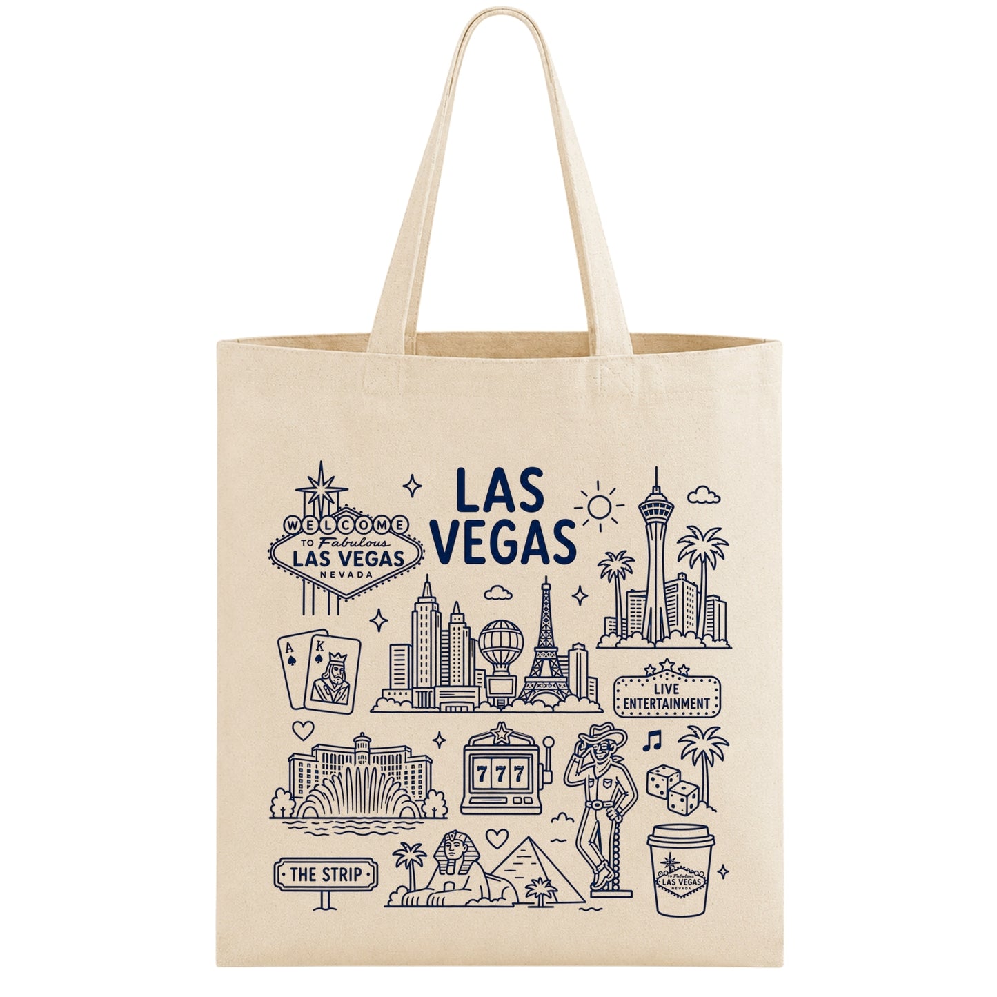 Las Vegas Tote Bag