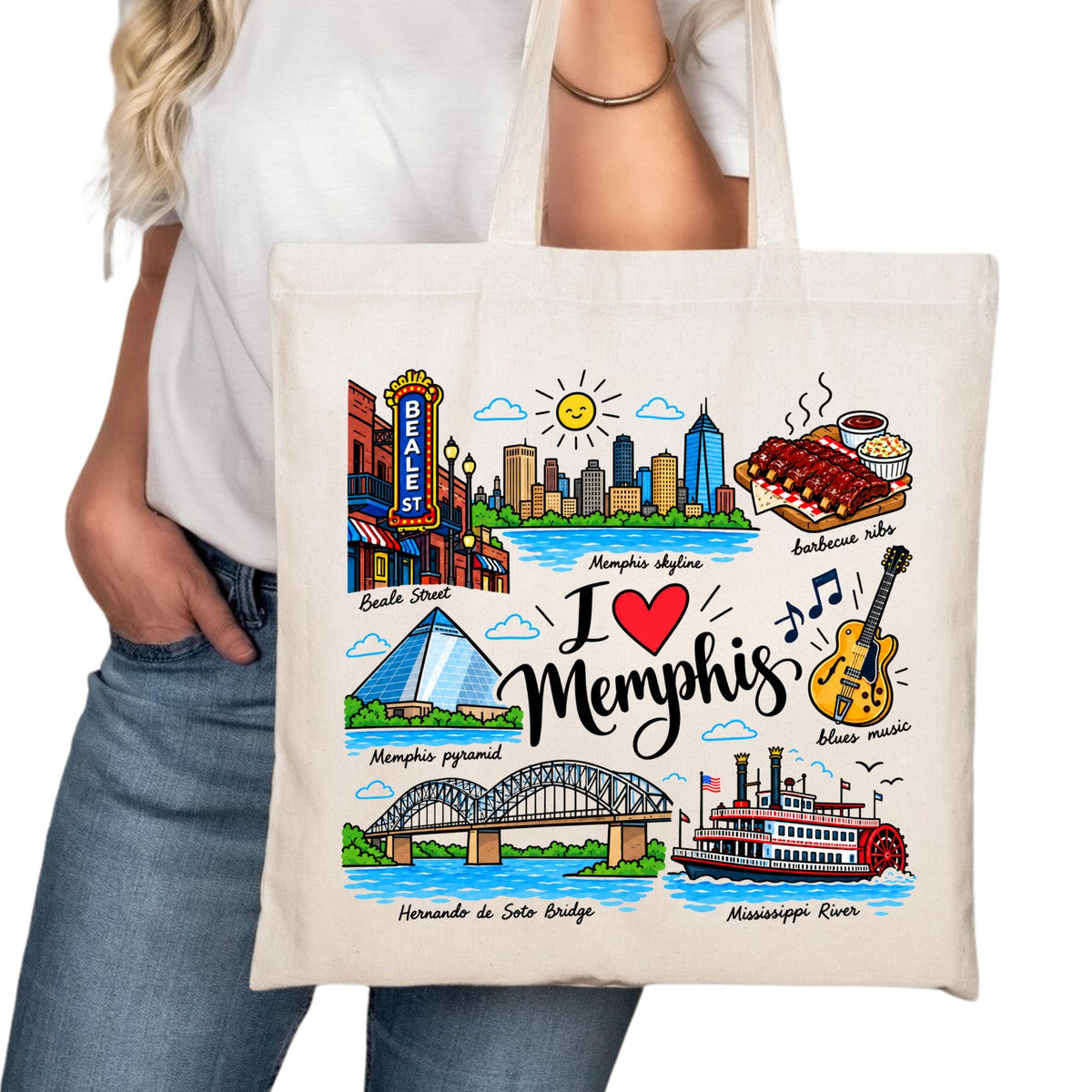 Memphis Tote Bag