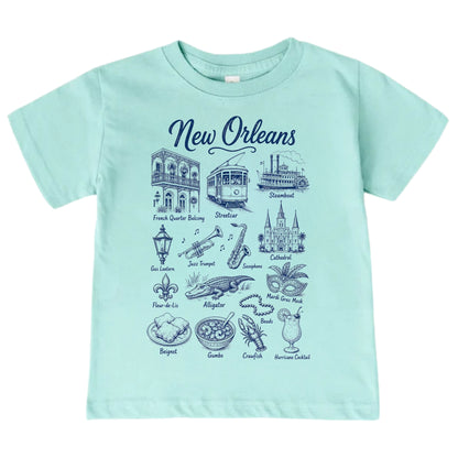New Orleans Baby Bodysuit and T-Shirt