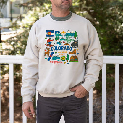 Colorado Kids T-Shirt – Rocky Mountain State Icons
