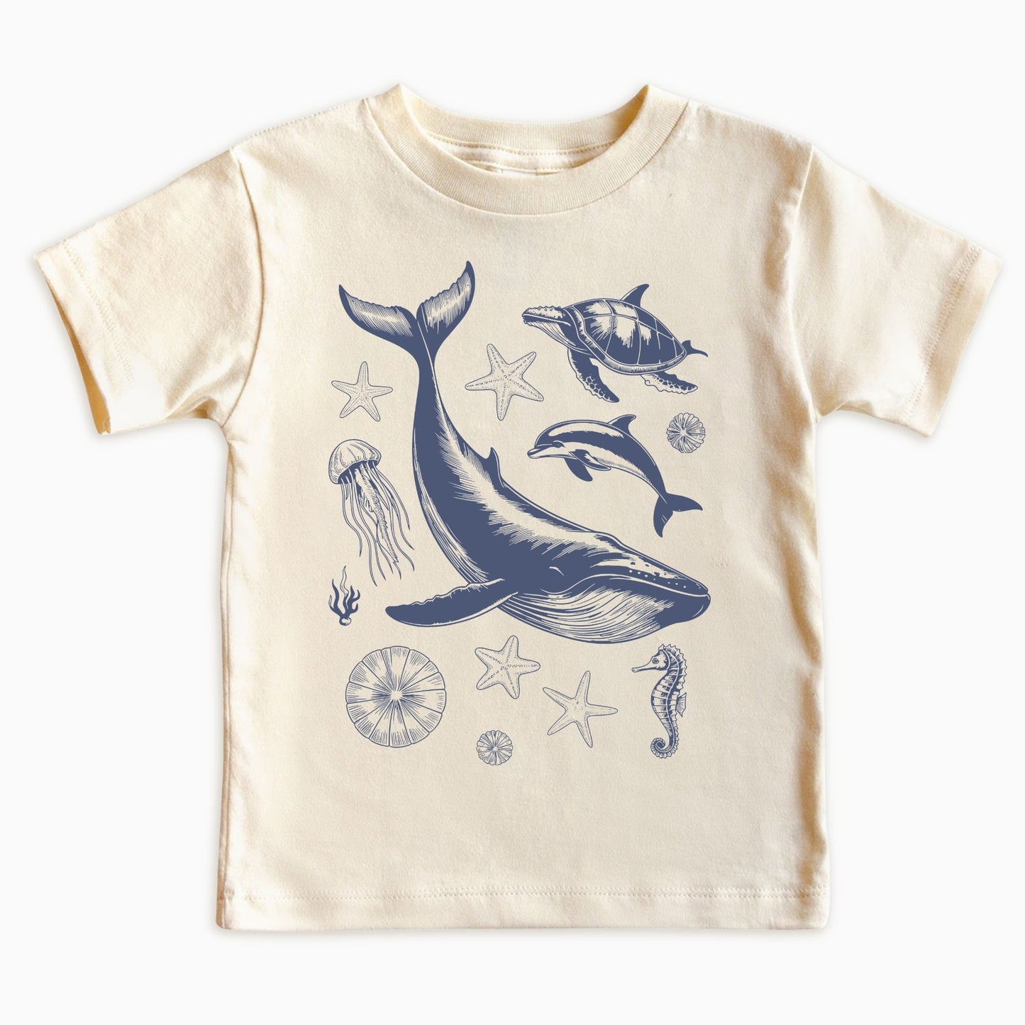 Vintage Ocean Life Kids T-Shirt