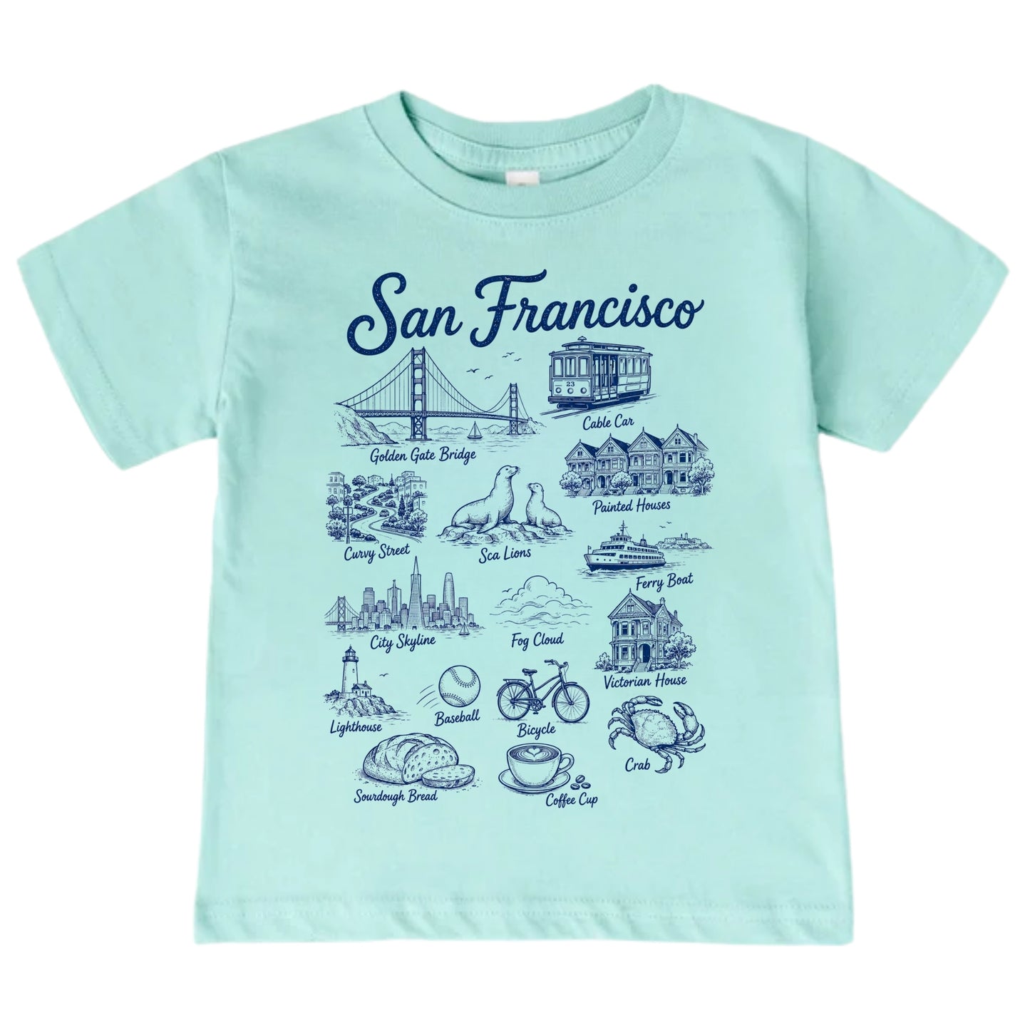 San Francisco Vacation Baby Bodysuit and T-Shirt