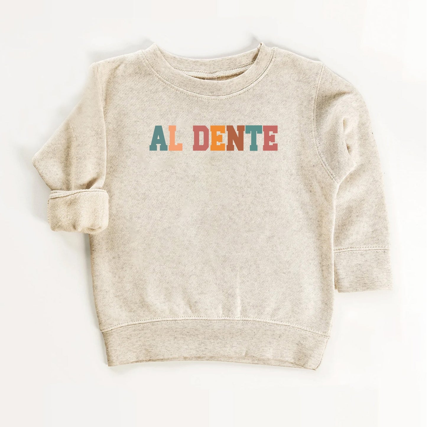 Al Dente Kids Shirt – Retro Typography Pasta Design