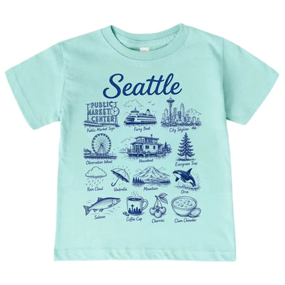 Seattle Baby Bodysuit and T-Shirt