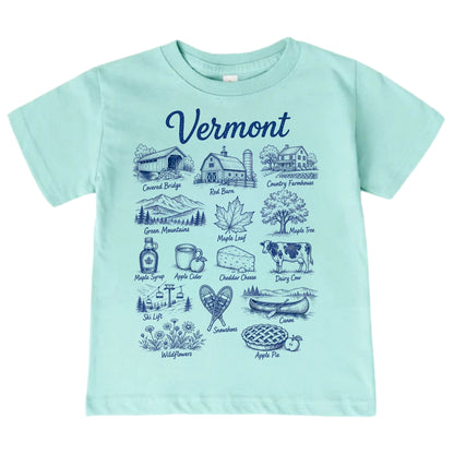 Vermont Vacation Baby Bodysuit and T-Shirt