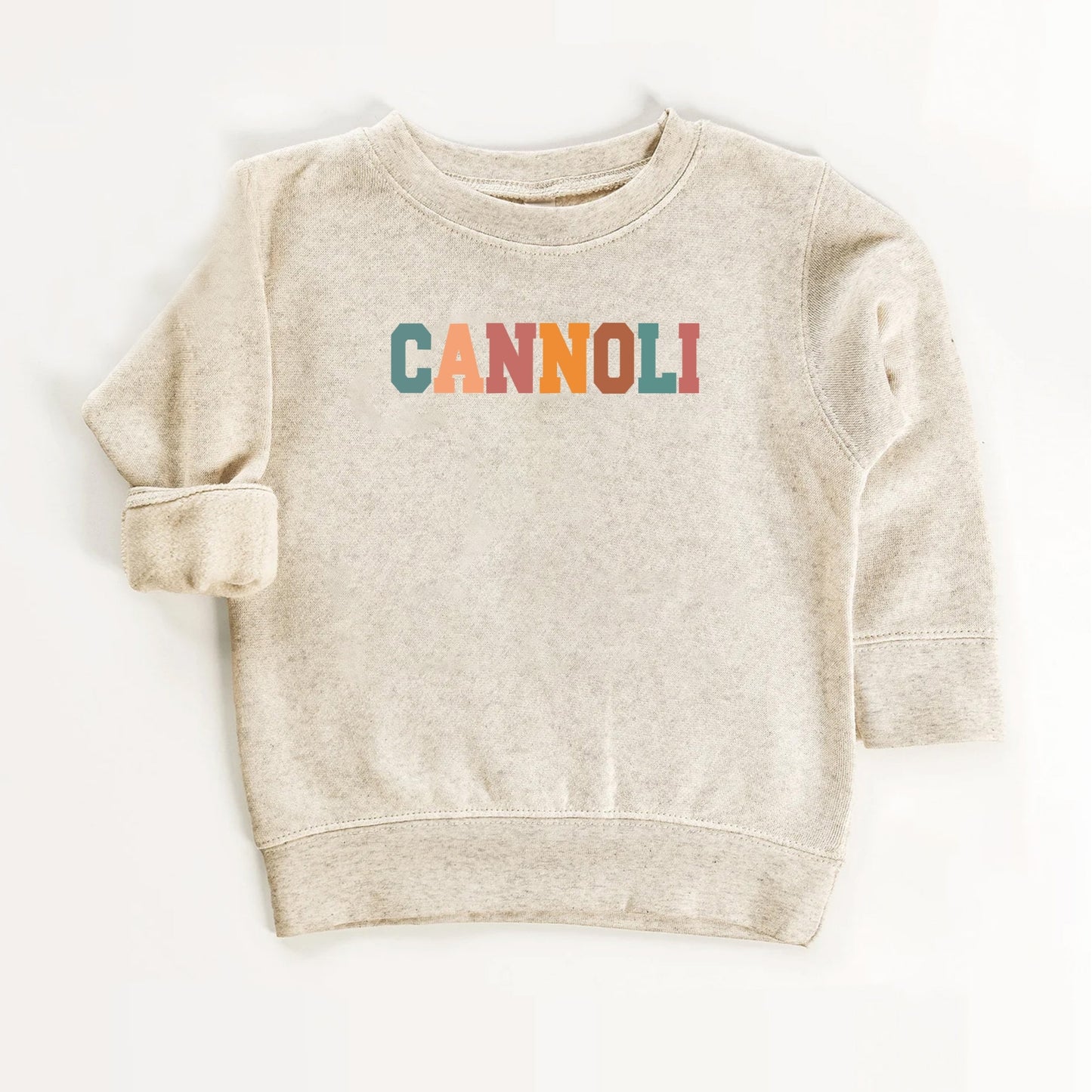 Cannoli Kids Shirt – Retro Typography Food Lover