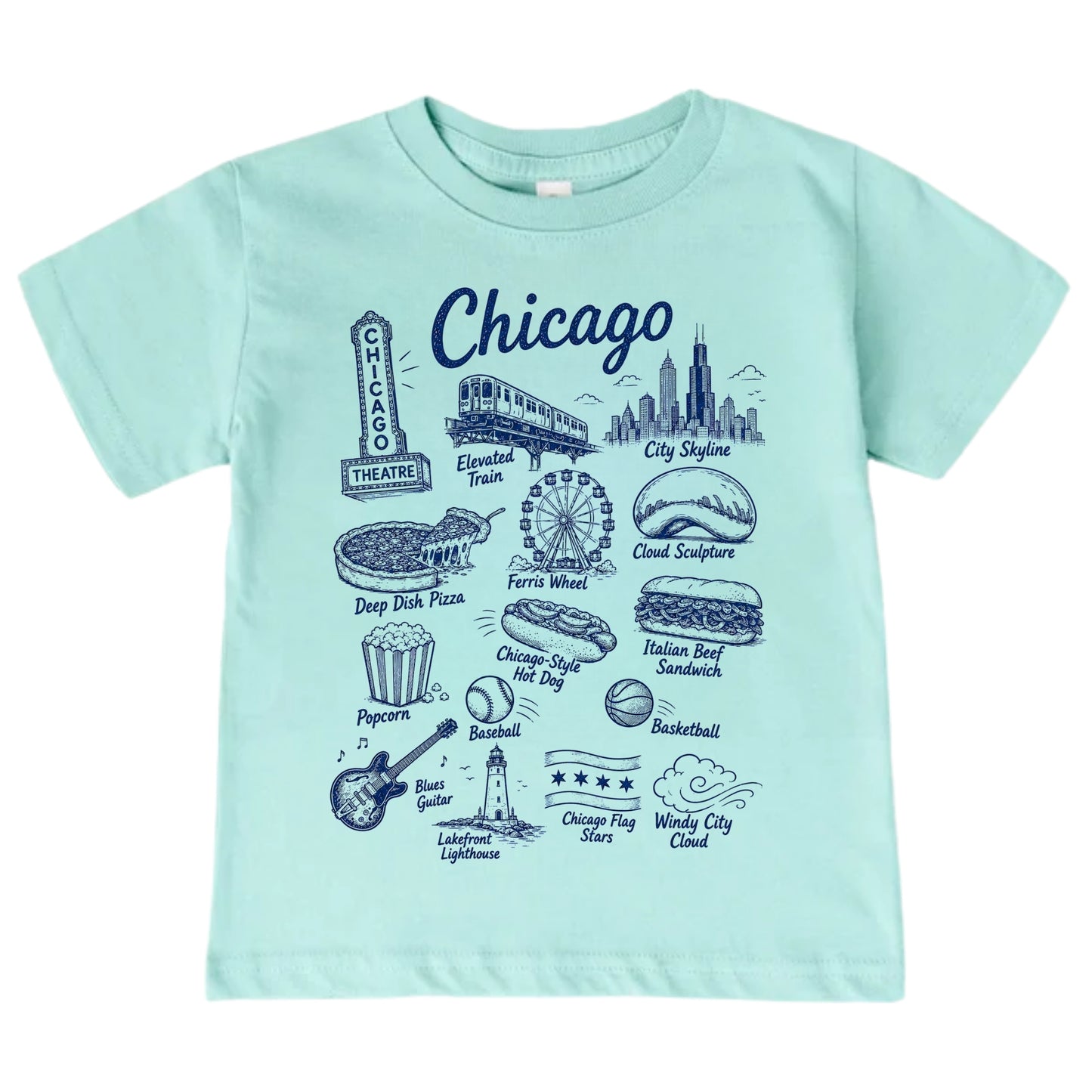 Chicago Baby Bodysuit and T-Shirt