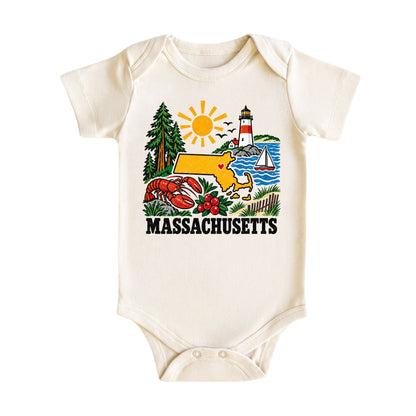 Massachusetts Baby Bodysuit