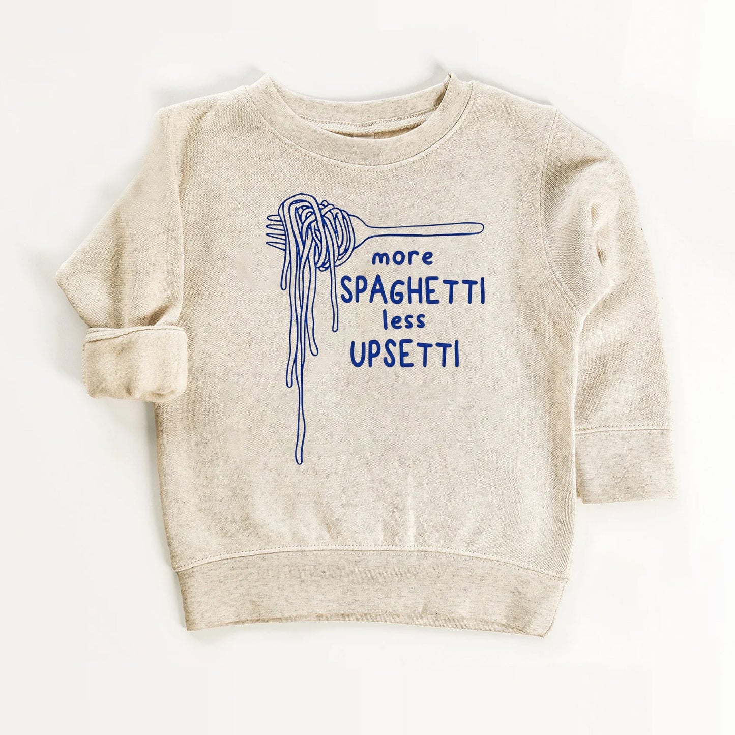 More Spaghetti Less Upsetti Kids Tee