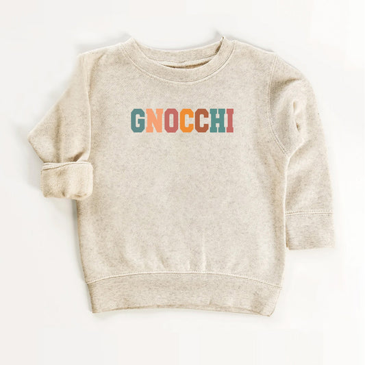 Gnocchi Kids Shirt – Retro Typography Food Lover