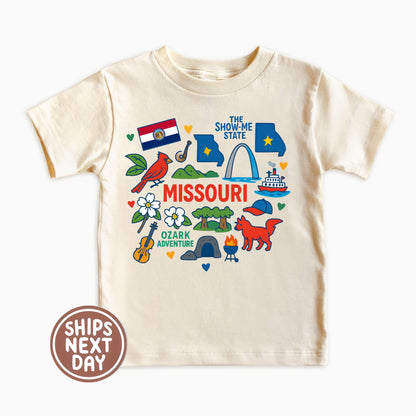 Missouri Kids Sweatshirt – Show-Me State Icons