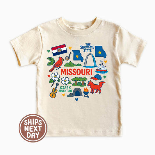 Missouri Kids T-Shirt – Show-Me State Icon