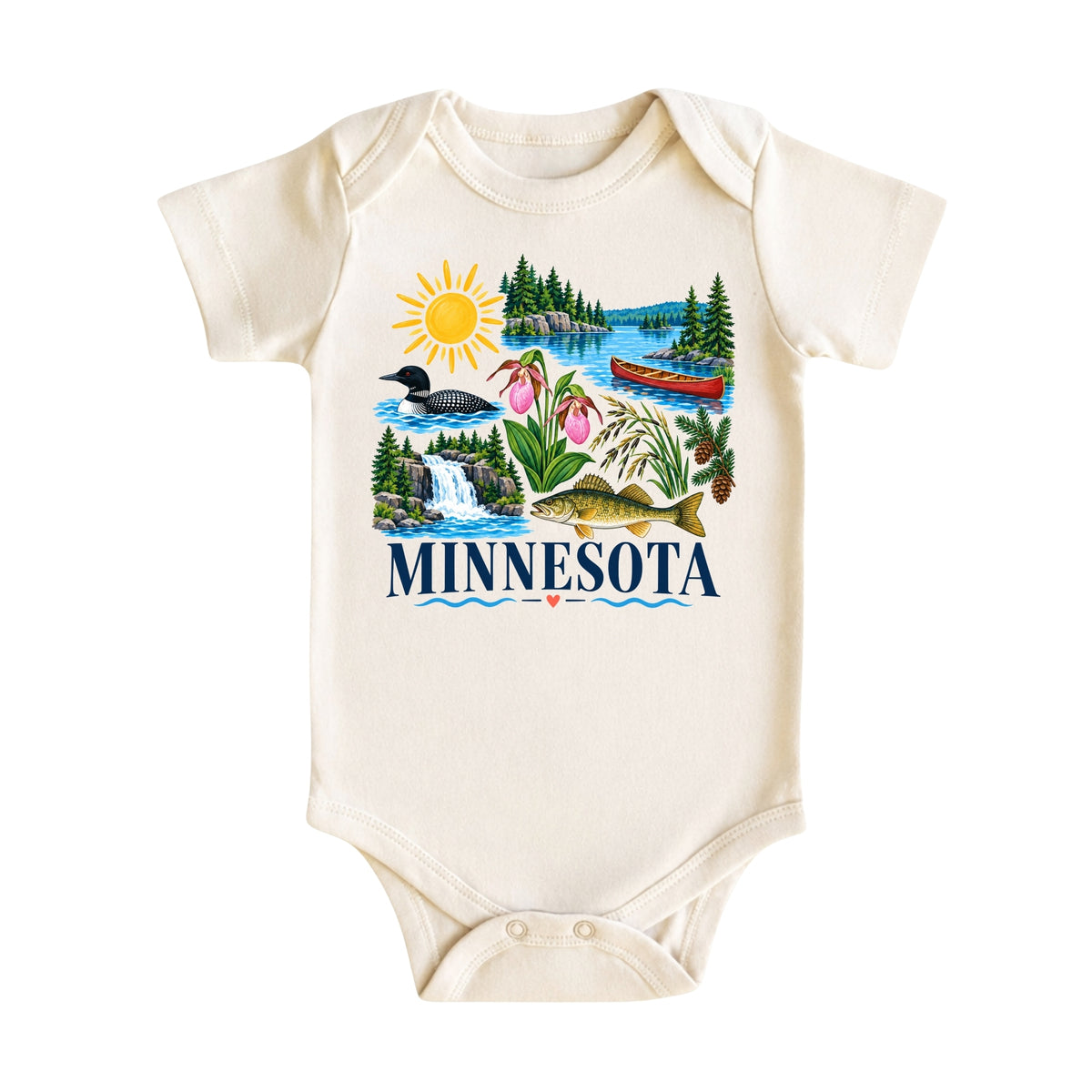 Minnesota Kids T-Shirt for Boys Girls