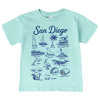 San Diego Vacation Baby Bodysuit and T-Shirt