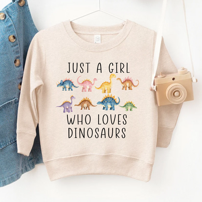 Just A Girl Who Loves Dinosaurs Shirt
