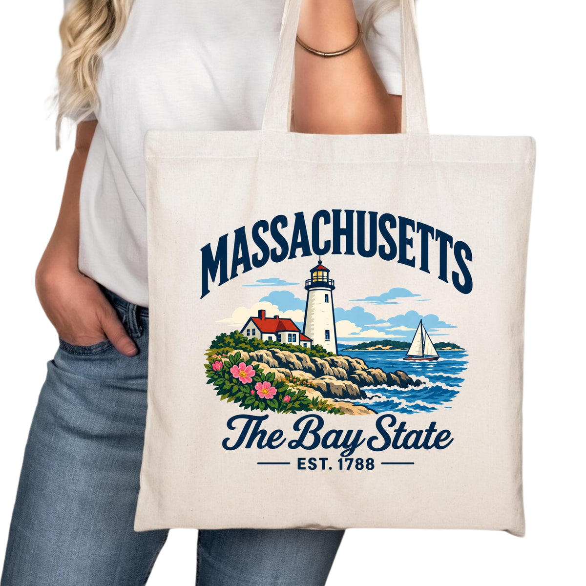 Massachusetts Tote Bag