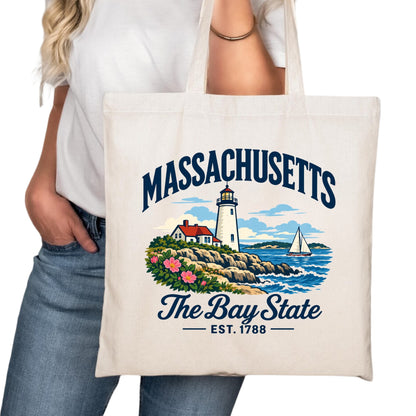 Massachusetts Tote Bag