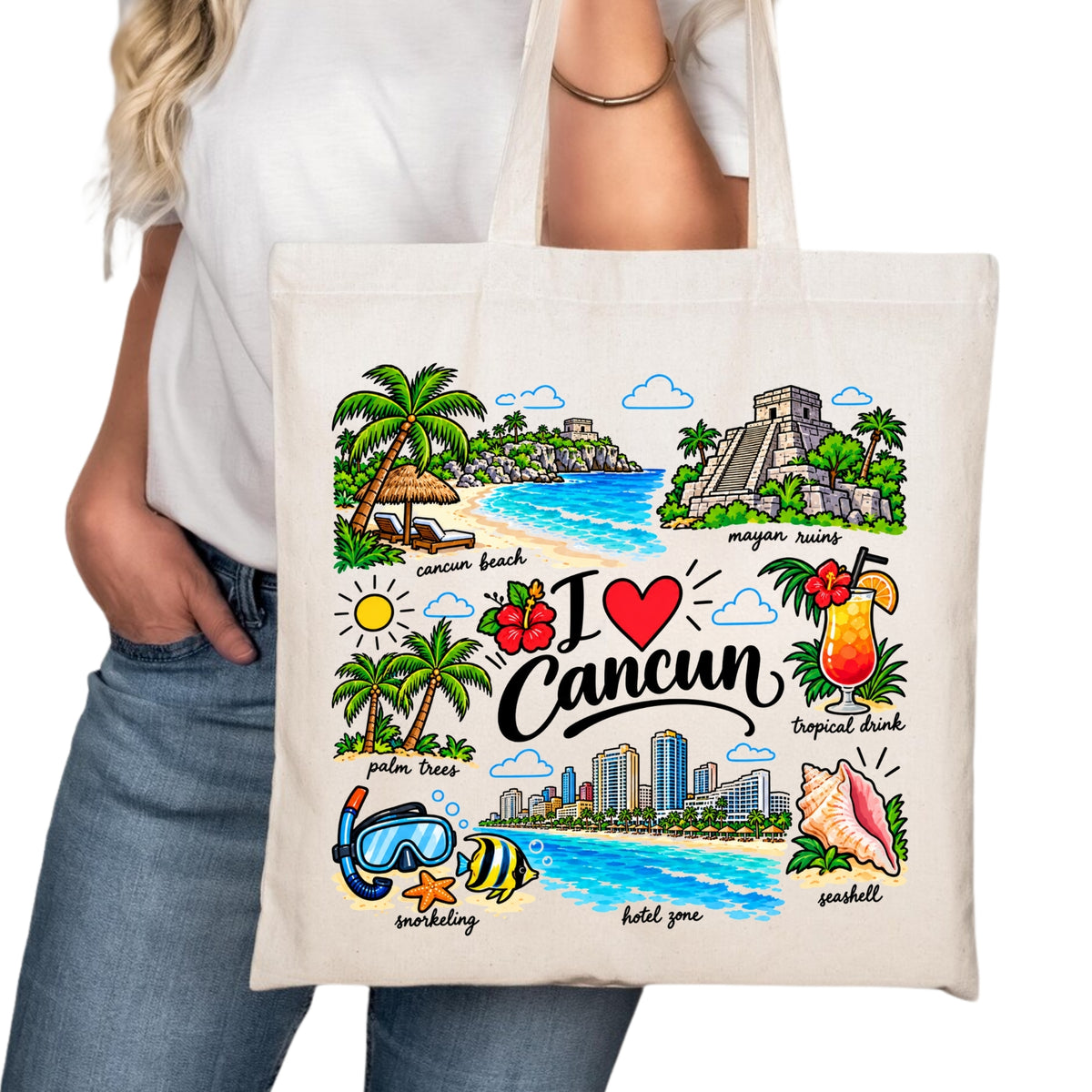 Cancun Tote Bag