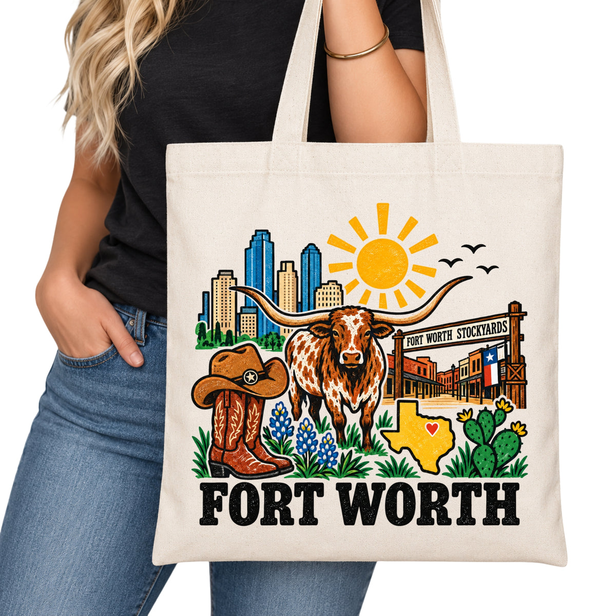 Fort Worth Tote Bag