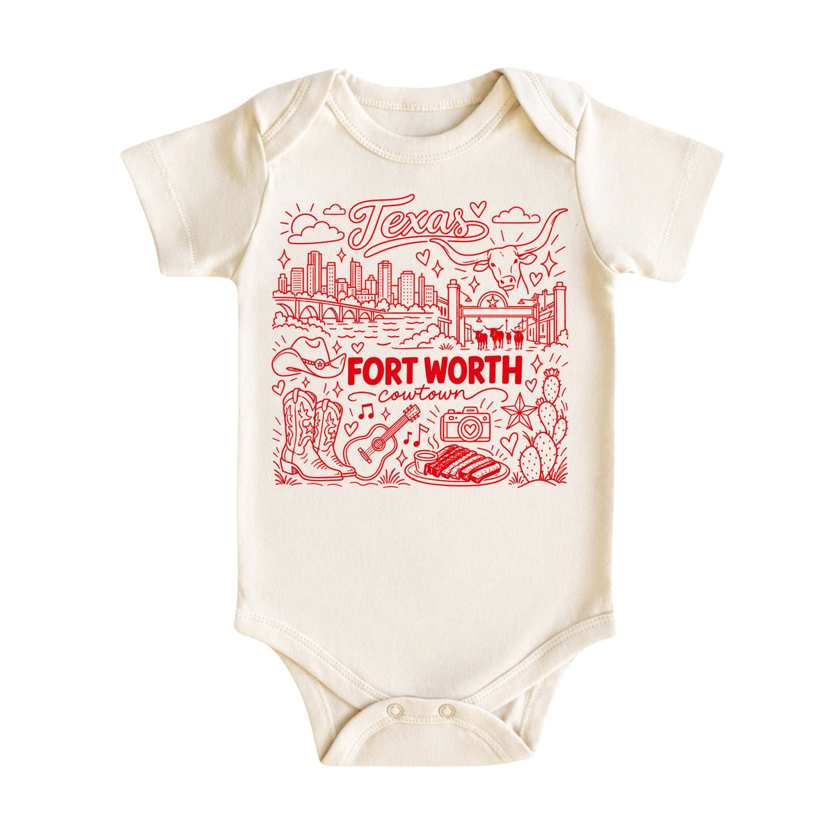 Fort Worth Illustration T-Shirt