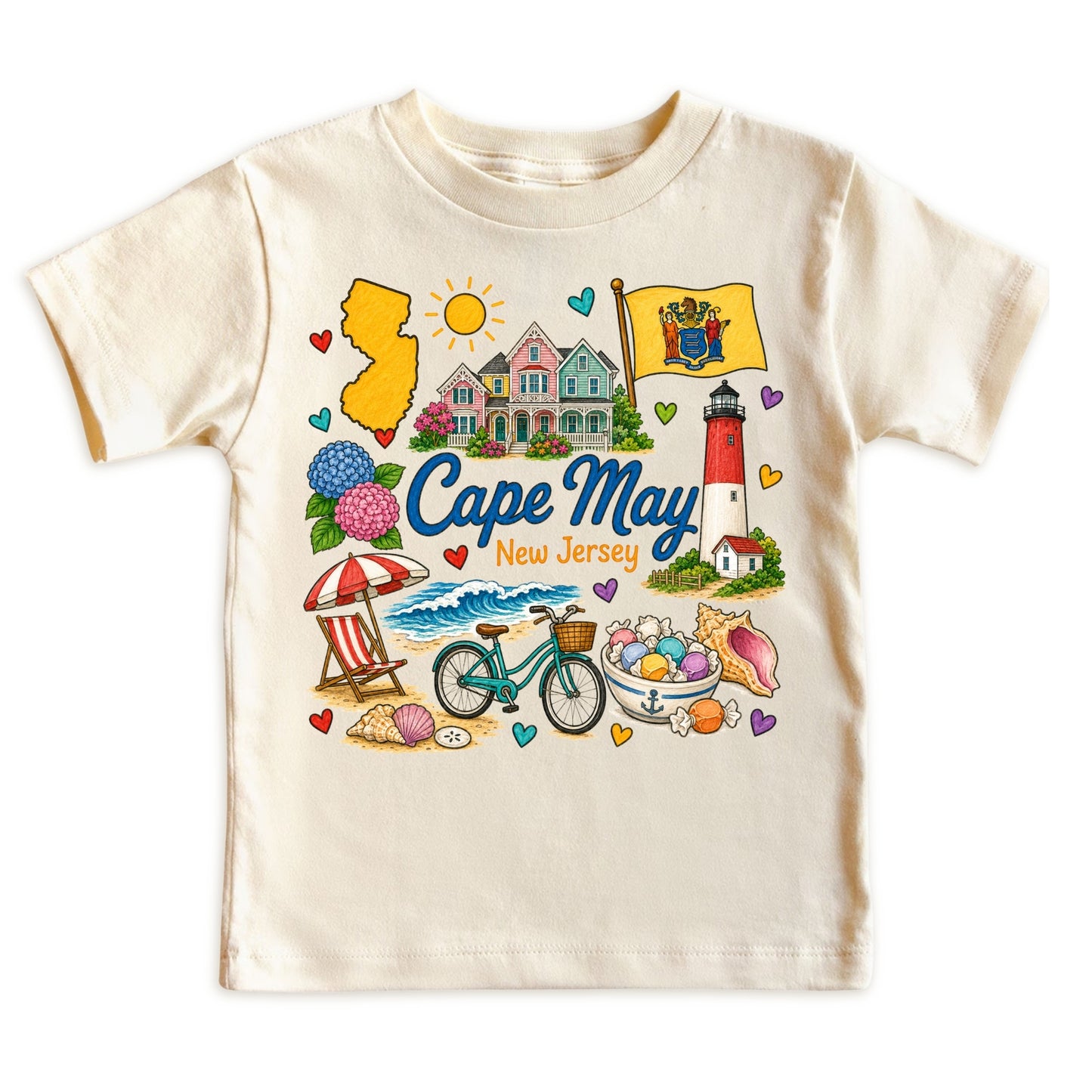 Cape May New Jersey Kids T-Shirt