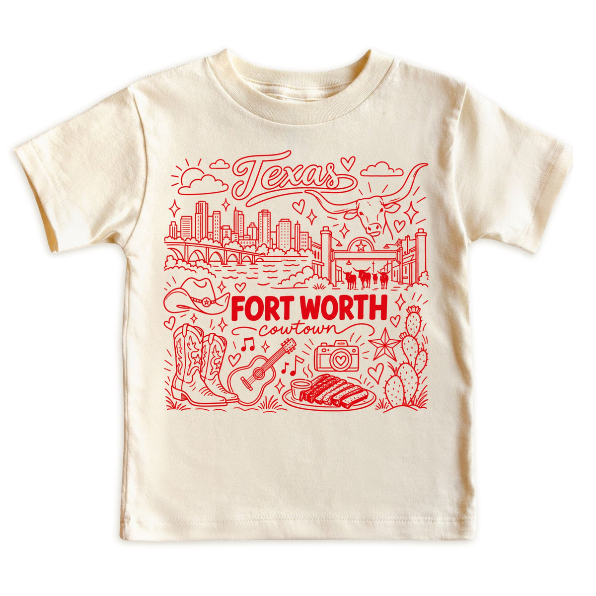 Fort Worth Illustration T-Shirt