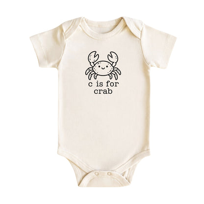 C Is for Crab Baby Bodysuit